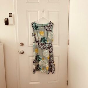 J. Crew 100% Silk Floral Dress